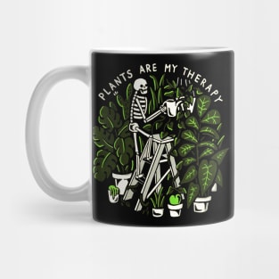 Skeleton Plants Are My Therapy Mug